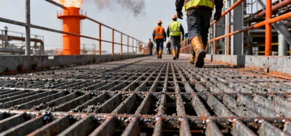 Oil and Gas Platform Grating